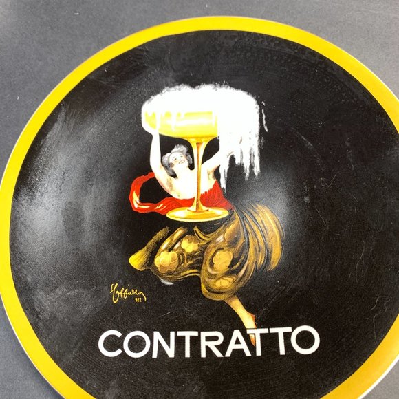 Set of Four Stoneware Salad/Dessert Plates - By Sakura Vintage Posters - Picture 2 of 8